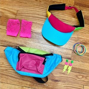 Neon 80’s Accessory Set